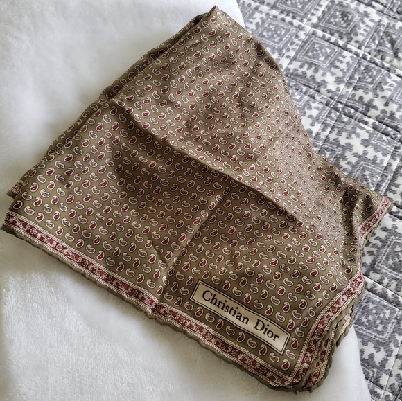 Dior Accessories - VTG Christian Dior scarf